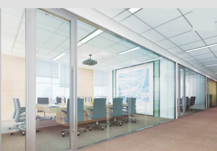 Colorful Office Partition